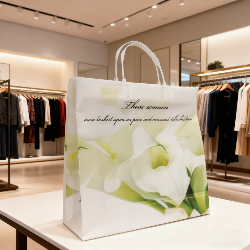 Plastic Shopping Gift Tote Bag