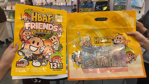 RGS 패키징으로 맞춤형 3개 엣지 밀봉 지퍼 스탠드업 파우치 백 제작