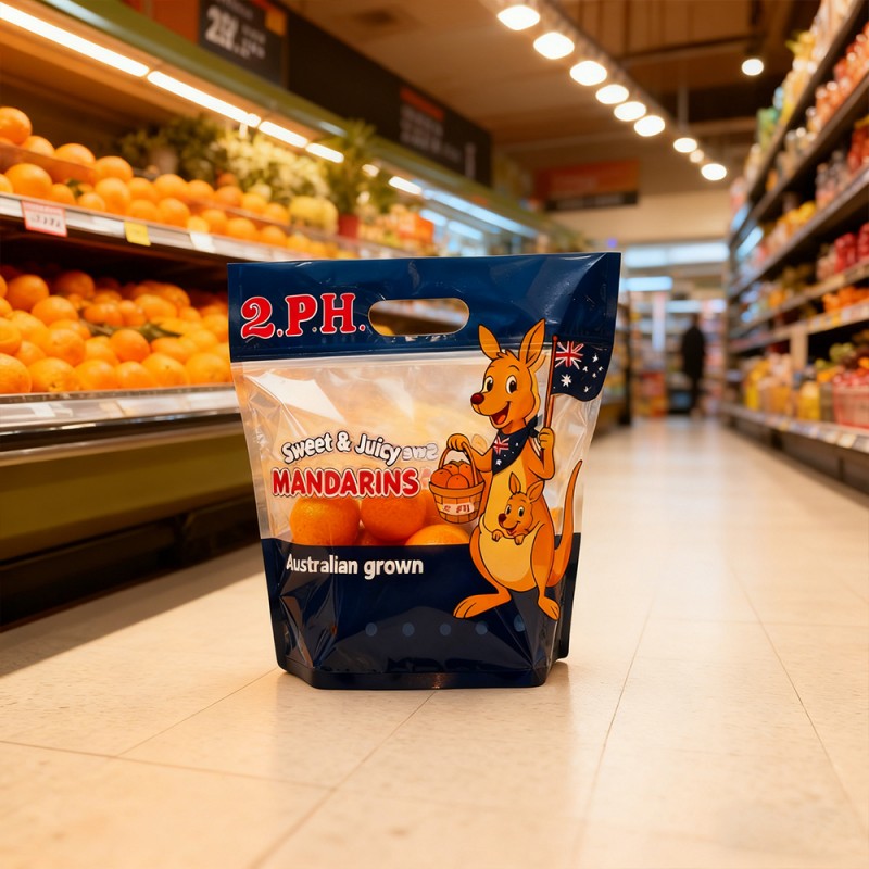 신선한 과일 통기성 자립형 지퍼 백