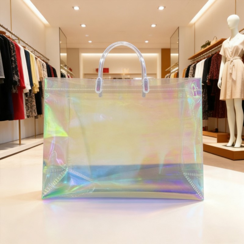 PE 및 PE 적층 선물 토트 백