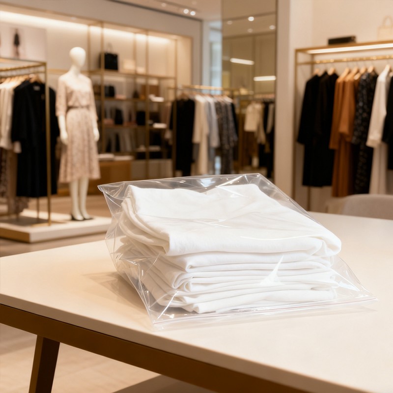 PE 비인쇄 파우치백