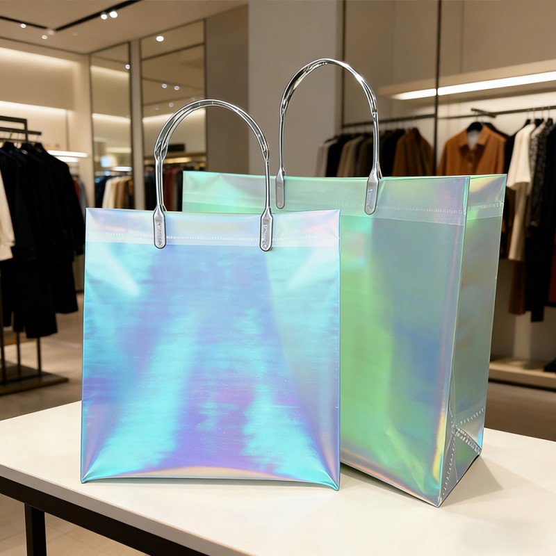 PET 및 PE 적층 선물용 토트백