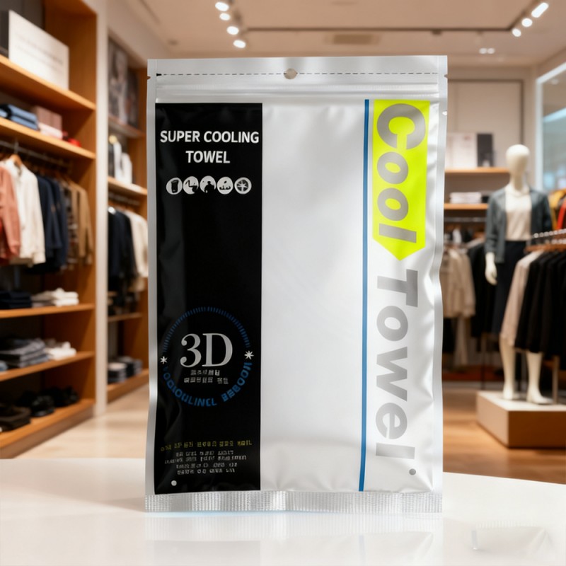 세 개의 모서리 밀봉 지퍼 파우치 백