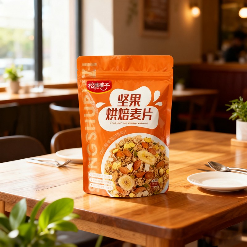 Three Edge Sealed 지퍼 스탠드업 파우치 백